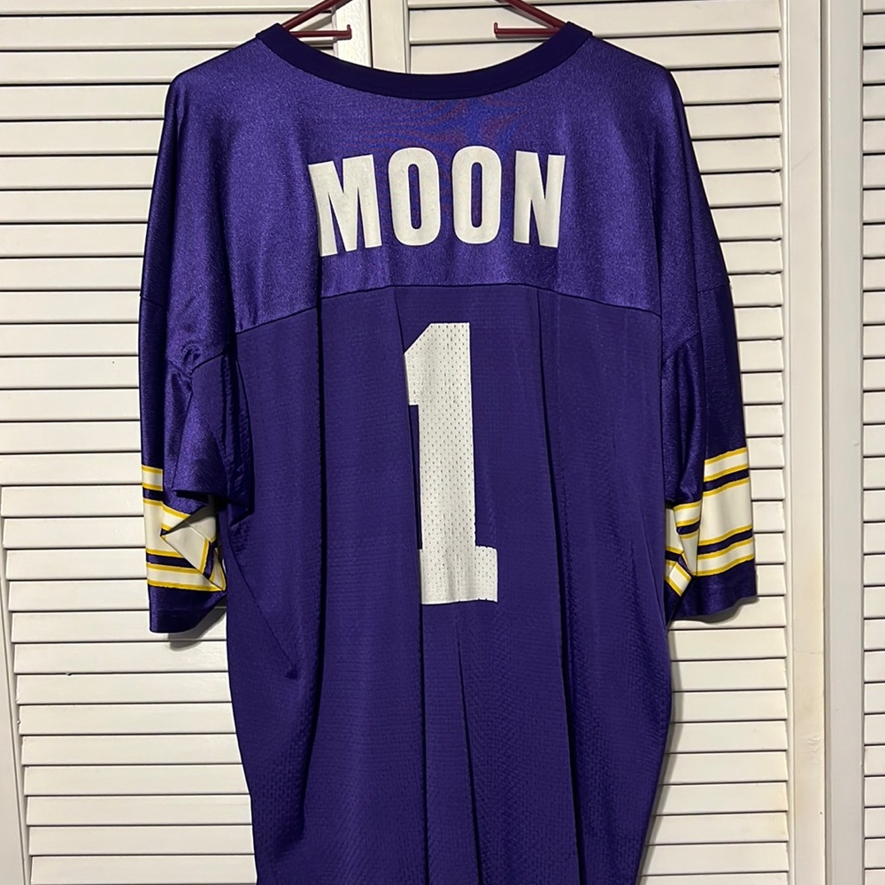 Champion Warren Moon Minnesota Vikings Jersey size 48 Color Purple - Picture 2 of 6